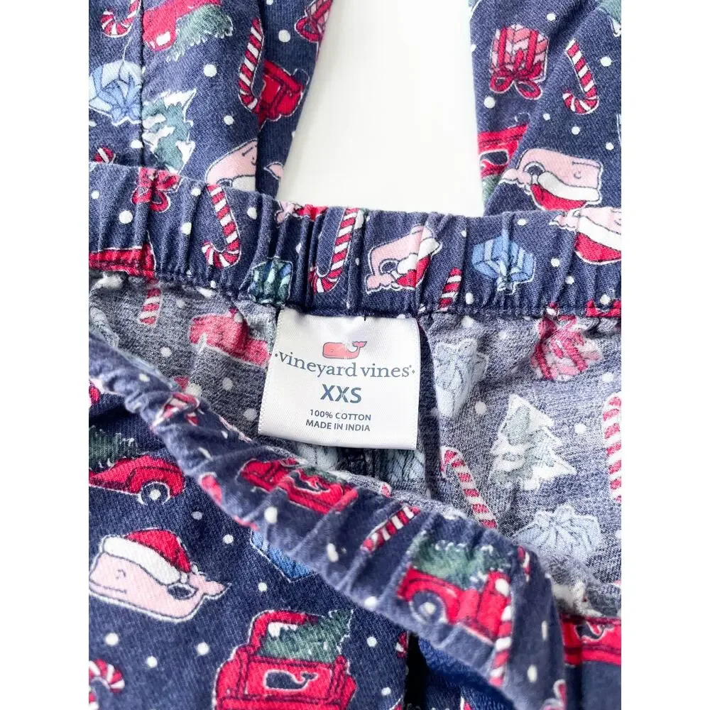 Vineyard Vines Holiday Christmas Pajama Lounge Pants Cotton Size XXS